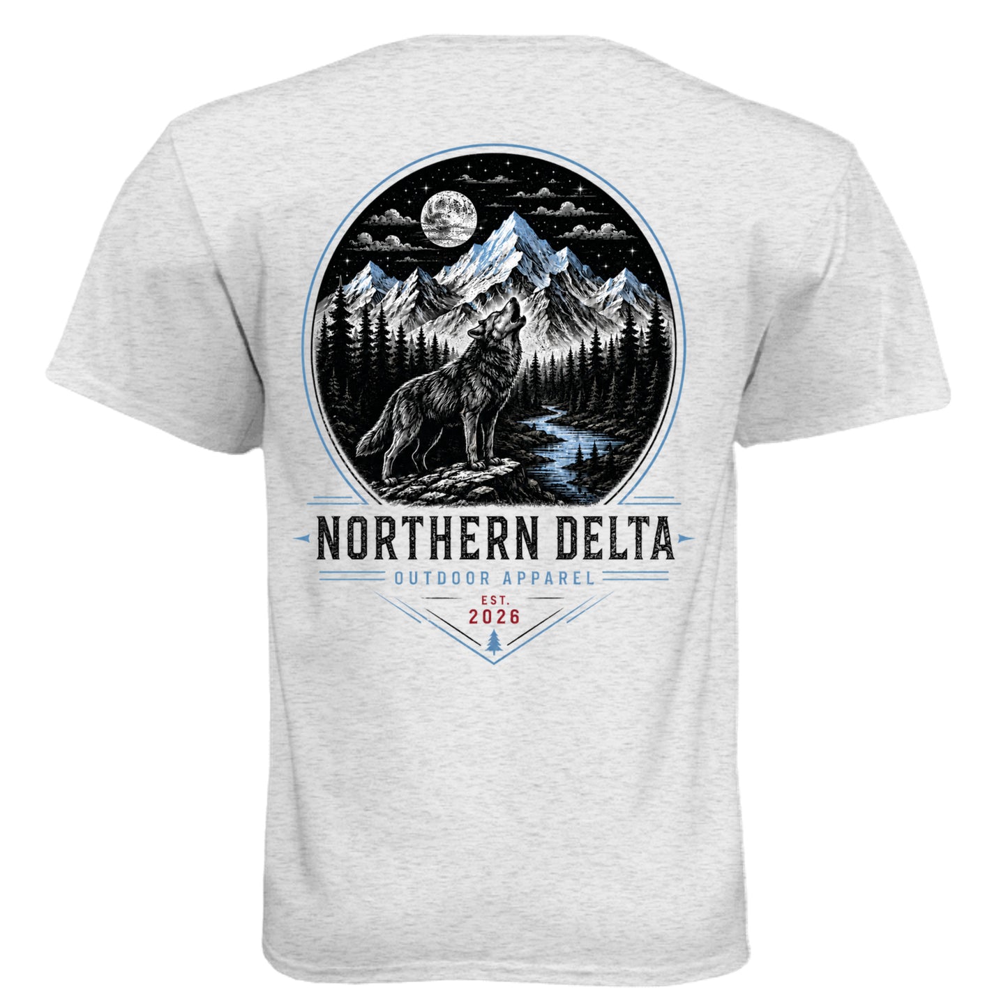 Northern Delta Wolf Tee Shirt outdoor product