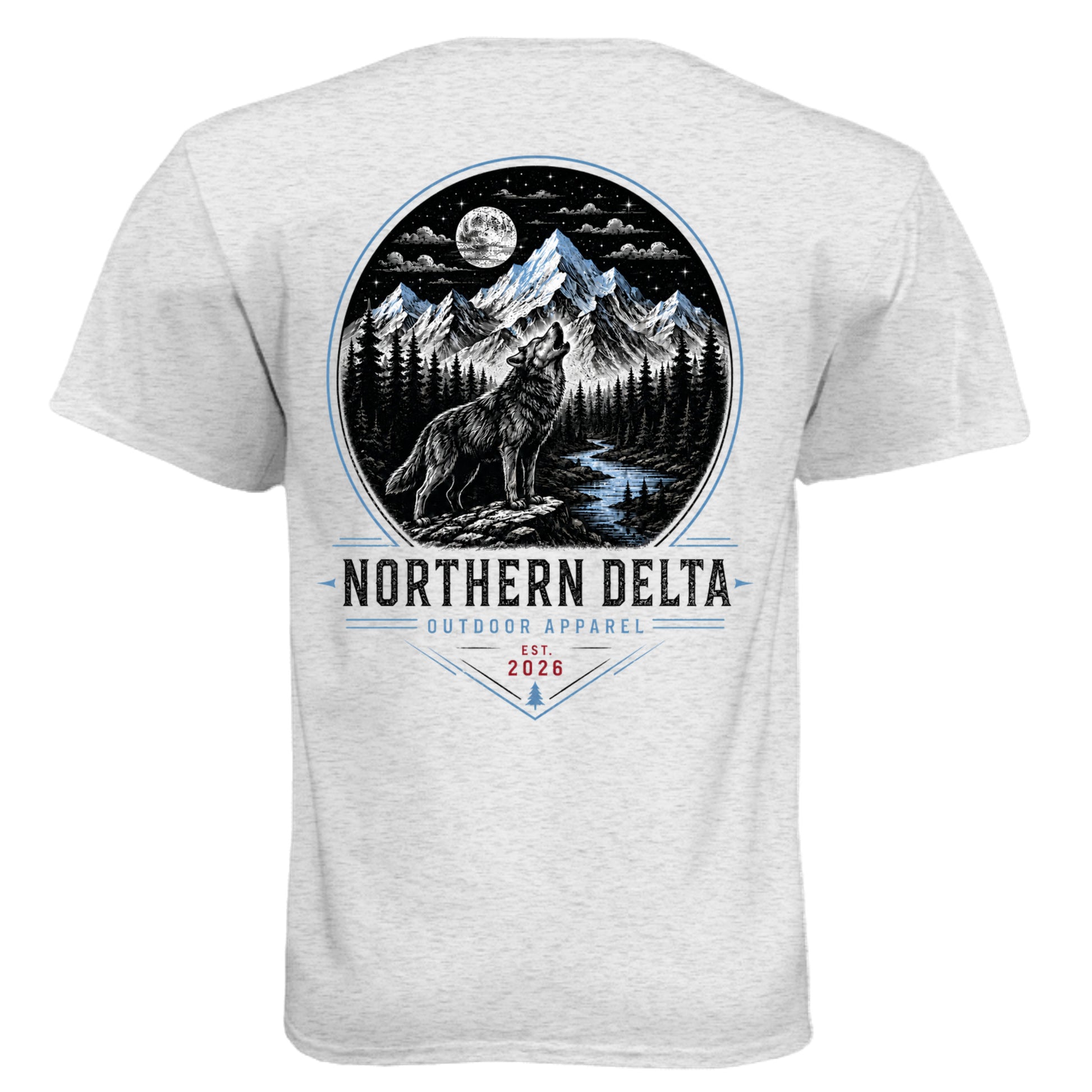 Northern Delta Wolf Tee Shirt outdoor product