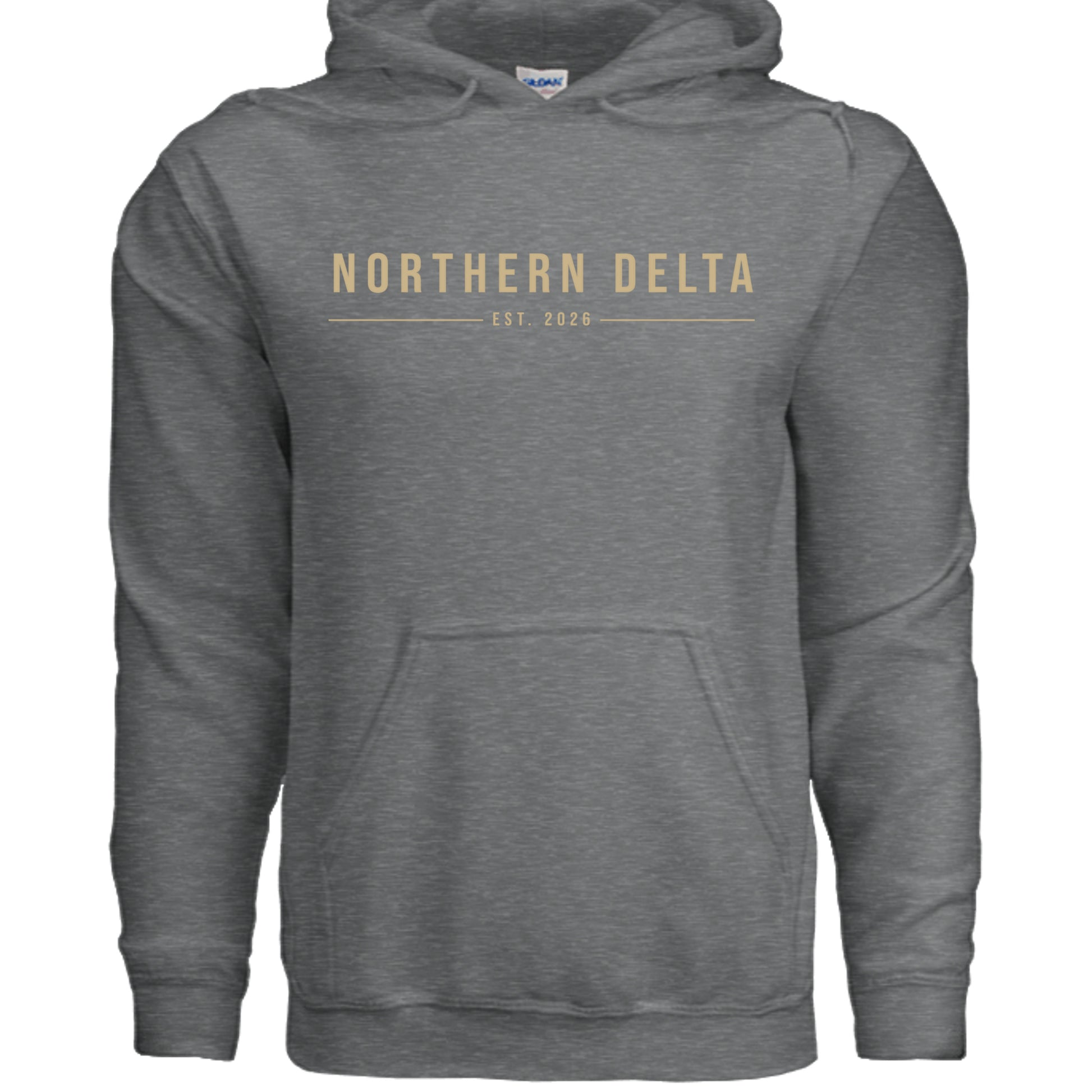 Northern Delta Simple Lettered Hoodie outdoor product