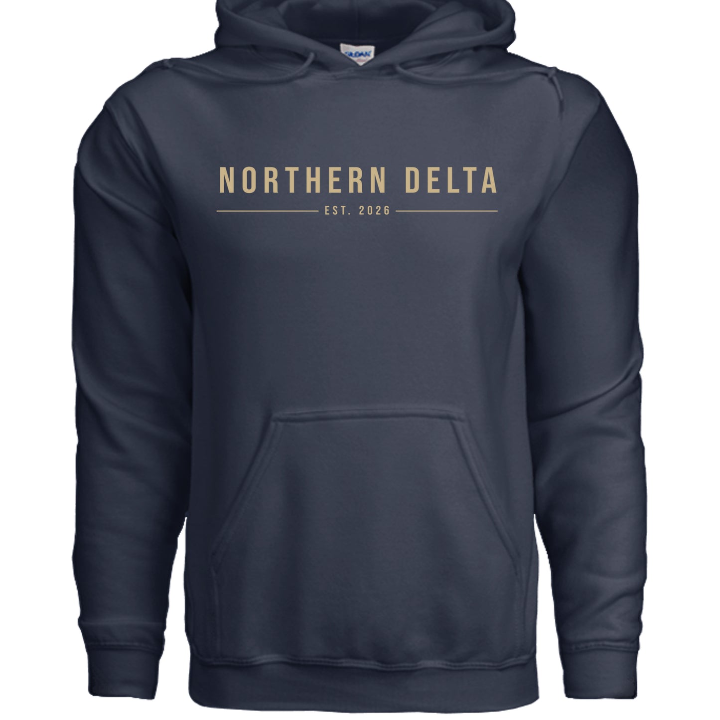 Northern Delta Simple Lettered Hoodie outdoor product